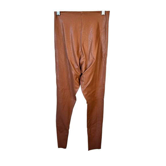 COMMANDO Faux Leather Legging in Cocoa Brown Tan Size XS Fall Autumn Trendy $128 - Picture 2 of 5
